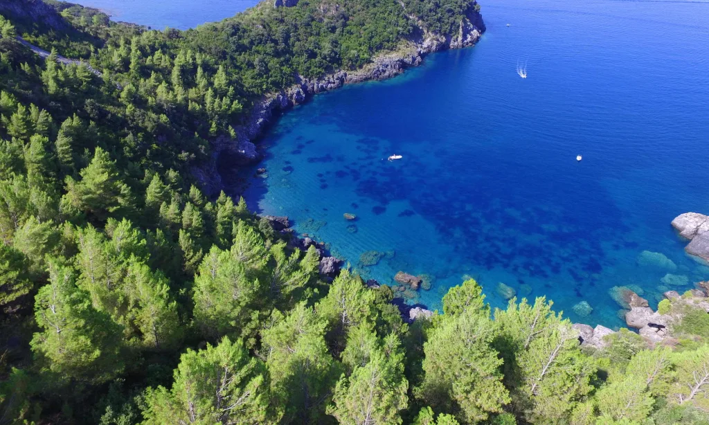 Escursione CAI Campobasso sul Sentiero del Mediterraneo verso la Baia degli Infreschi, vista costiera.