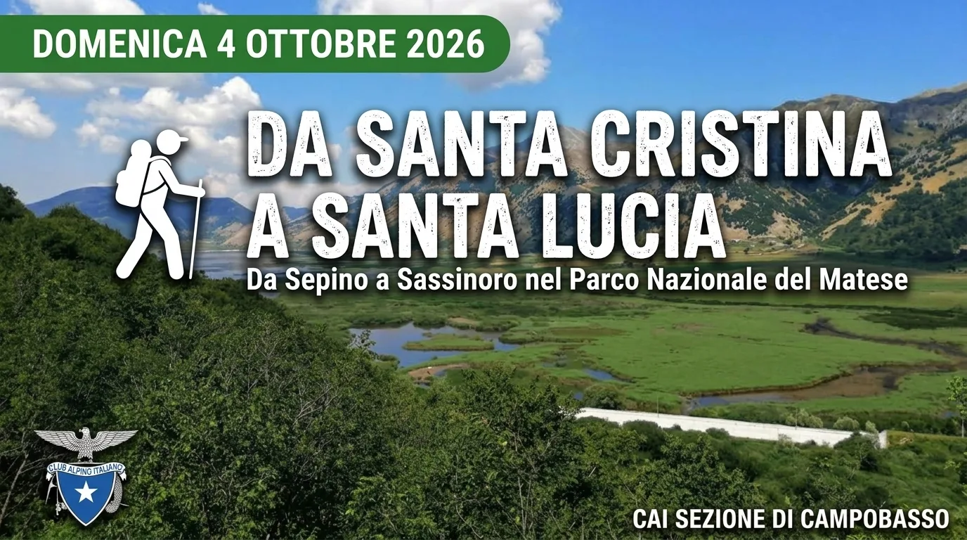 Paesaggio autunnale del Matese nei dintorni di Sepino e Sassinoro lungo il sentiero per il santuario di Santa Lucia