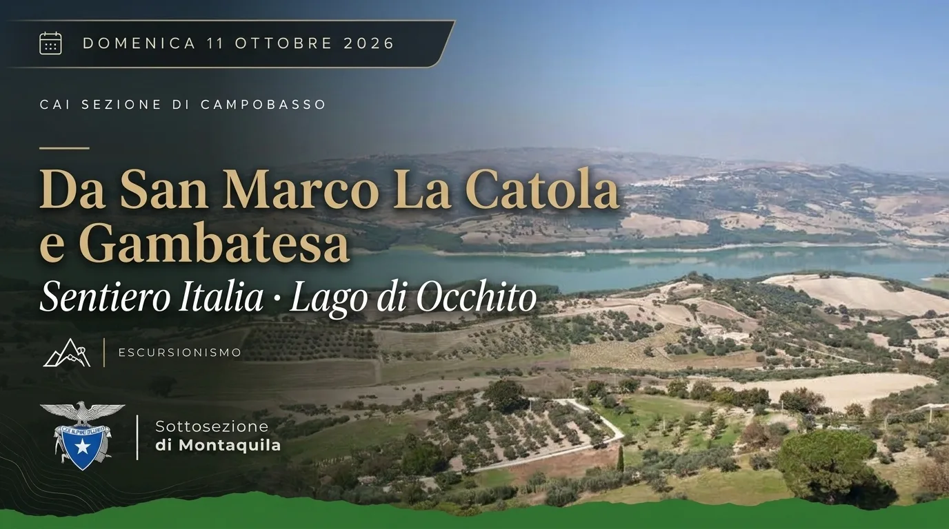 Panoramica collinare del territorio tra San Marco La Catola e la valle del Fortore con veduta verso il Lago di Occhito.